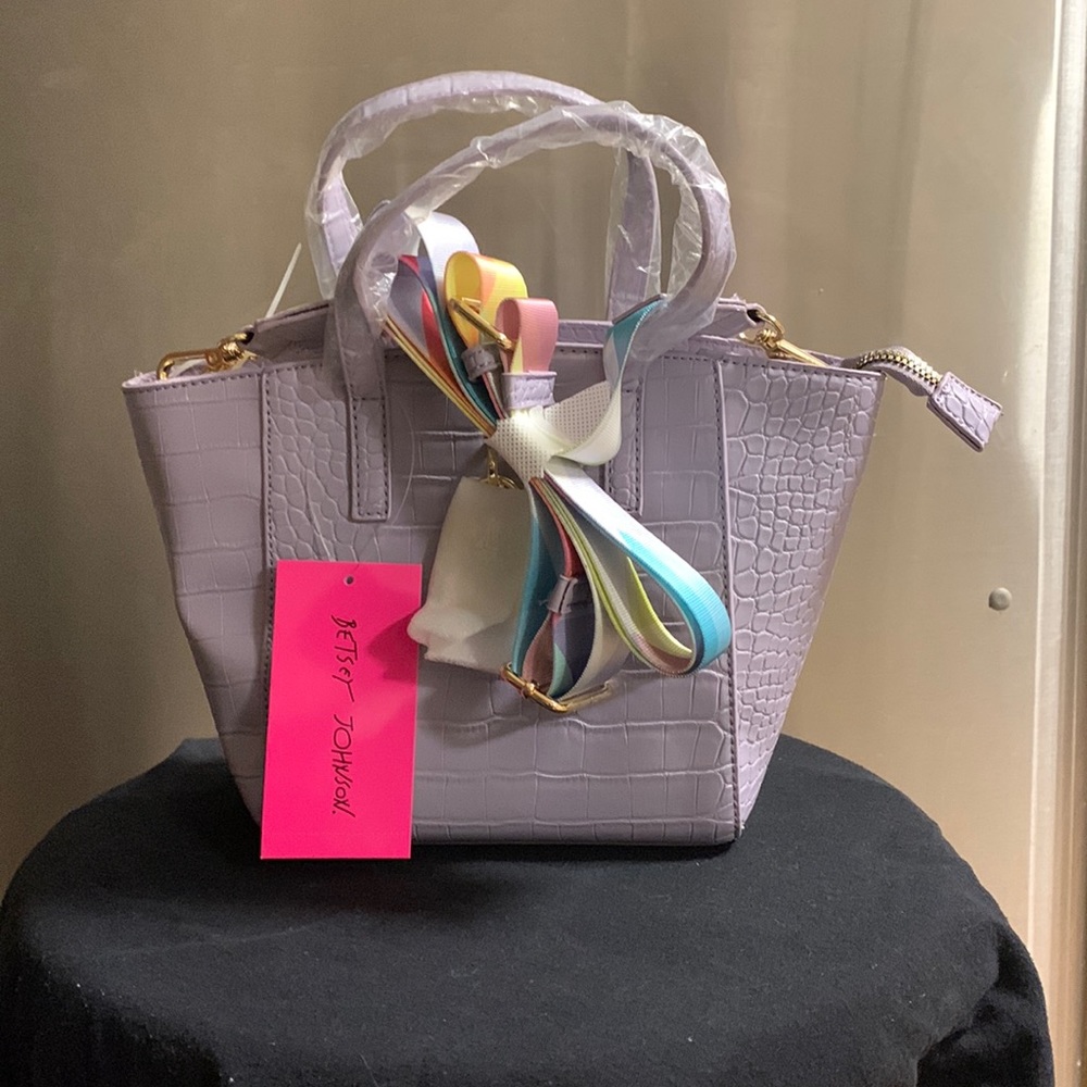 Betsy Johnson Lilac Purse
